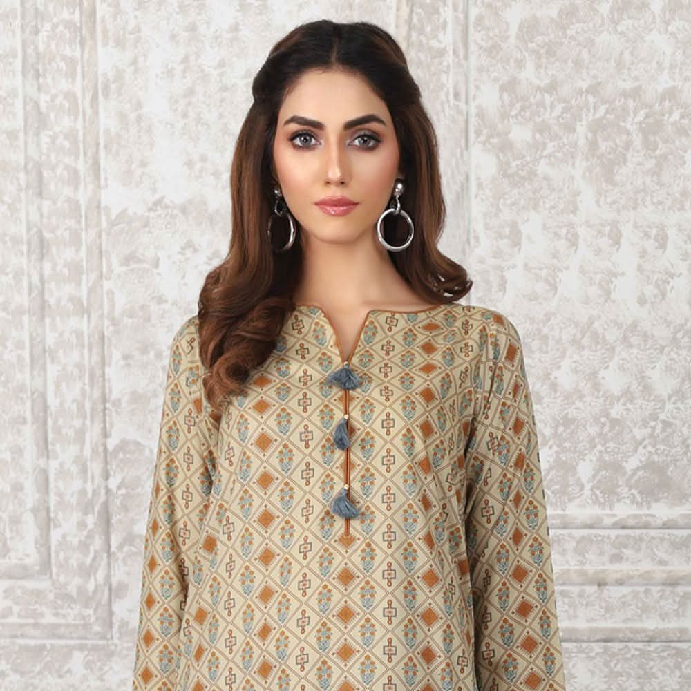 Lakhany Safina Febron Printed Lawn 3 Pcs Un-Stitched Suit - 4B, Women, 3Pcs Shalwar Suit, LSM Textiles, Chase Value