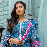 Anum Classic Printed Lawn 3 Pcs Un-Stitched Suit V 5 - 4-C, Women, 3Pcs Shalwar Suit, Al-Zohaib Textiles, Chase Value