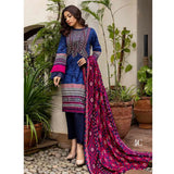 Anum Printed Lawn Unstitiched 3Pcs Suit V1 - C-4, Women, 3Pcs Shalwar Suit, Al-Zohaib Textiles, Chase Value