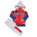 Boys Full Sleeves 3Pcs Suit 42708 - Red, Kids, Boys Sets And Suits, Chase Value, Chase Value