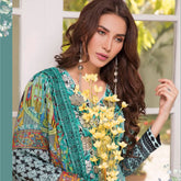 Zobia Noor Embroidered Lawn 3 Piece Un-Stitched Suit - A3, Women, 3Pcs Shalwar Suit, Salam's Textiles, Chase Value