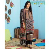 Monsoon Printed Lawn 3 Pcs Un-Stitched Suit Vol 1 - 4-C, Women, 3Pcs Shalwar Suit, Al-Zohaib Textiles, Chase Value