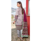 Monsoon Printed Lawn 3 Pcs Un-Stitched Suit Vol 2 - 5-C, Women, 3Pcs Shalwar Suit, Al-Zohaib Textiles, Chase Value