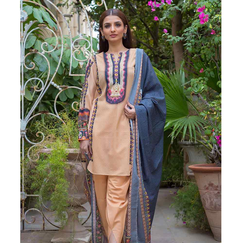 Digital Printed Karandi 3 Piece Un-Stitched Suit - 05, Women, 3Pcs Shalwar Suit, Regalia Textiles, Chase Value