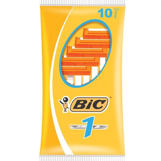BIC-1 10Pcs Razors Pouch, Beauty & Personal Care, Razor and Cartridges, Chase Value, Chase Value