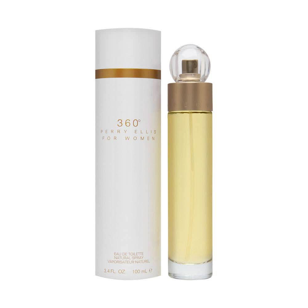 Perry Ellis 360 White Eau De Toilette For Women - 100 ML, Beauty & Personal Care, Women Perfumes, Chase Value, Chase Value