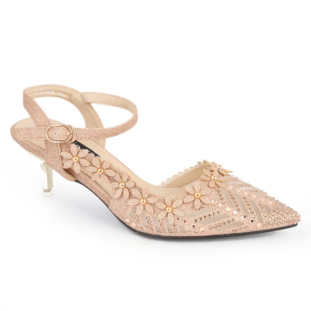 Women's Fancy Heel (528-394) - Champagne, Women, Heels, Chase Value, Chase Value