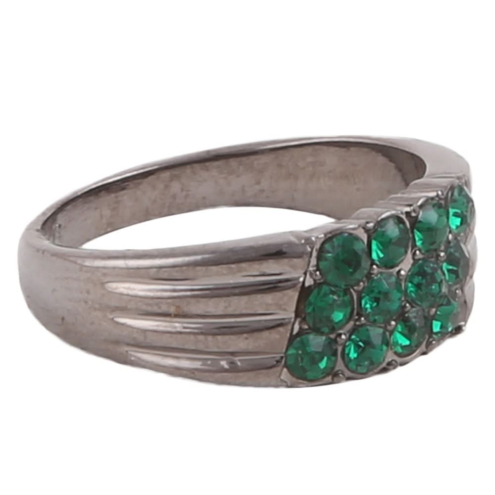 Women's Finger Ring - Dark Grey - test-store-for-chase-value
