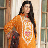 Shajar Linen Digital Printed & Embroidered 3 Pcs Un-Stitched Suit - 5521, Women, 3Pcs Shalwar Suit, Rashid Textiles, Chase Value