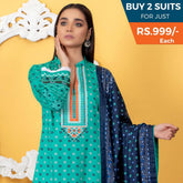 Sahil Printed Lawn V 1 3 Pcs Un-Stitched Suit - 5-A, Women, 3Pcs Shalwar Suit, ZS Textiles, Chase Value