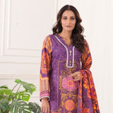 Eminent Digital Khaddar Un-Stitched Printed 3 Pcs Suits V1 - 5, Women, 3Pcs Shalwar Suit, Eminent, Chase Value