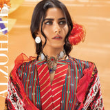 Monsoon Printed Lawn 3 Pcs Un-Stitched Suit Vol 1 - 5-A, Women, 3Pcs Shalwar Suit, Al-Zohaib Textiles, Chase Value