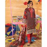 Monsoon Printed Lawn 3 Pcs Un-Stitched Suit Vol 1 - 5-A, Women, 3Pcs Shalwar Suit, Al-Zohaib Textiles, Chase Value
