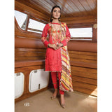 Monsoon Printed Lawn 3 Pcs Un-Stitched Suit Vol 2 - 6-B, Women, 3Pcs Shalwar Suit, Al-Zohaib Textiles, Chase Value