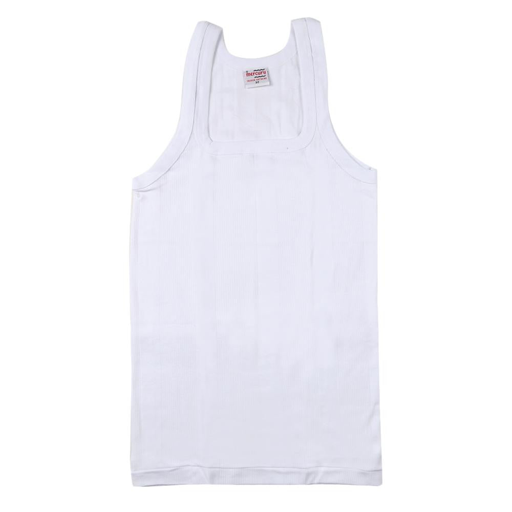 Mercury Sando Vest For Men - White - Chase Value Centre