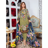 Tehzeeb Digital Printed Viscose 3 Pcs Un-Stitched Suit - 06, Women, 3Pcs Shalwar Suit, Ulfat Textile, Chase Value