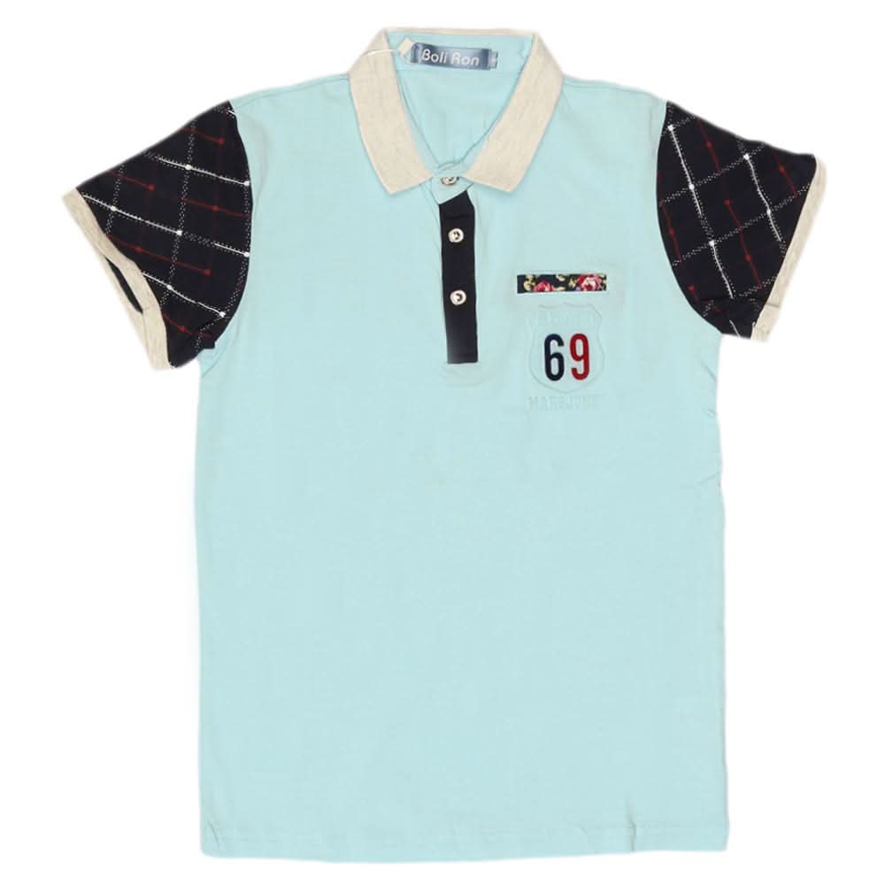 Boys Polo Shirt - Sky Blue, Kids, Boys T-Shirts, Chase Value, Chase Value