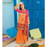Monsoon Printed Lawn 3 Pcs Un-Stitched Suit Vol 1 - 6-A, Women, 3Pcs Shalwar Suit, Al-Zohaib Textiles, Chase Value