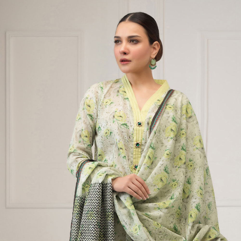 Regalia Printed Lawn 3 Piece Un-Stitched Suit - 07, Women, 3Pcs Shalwar Suit, Regalia Textiles, Chase Value