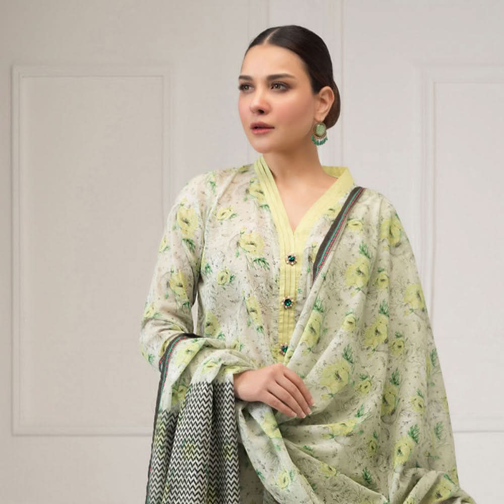 Regalia Printed Lawn 3 Piece Un-Stitched Suit - 07, Women, 3Pcs Shalwar Suit, Regalia Textiles, Chase Value