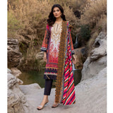 Iman Emboroidered Un-Stitched 3Pcs Suit - 07, Women, 3Pcs Shalwar Suit, Regalia Textiles, Chase Value