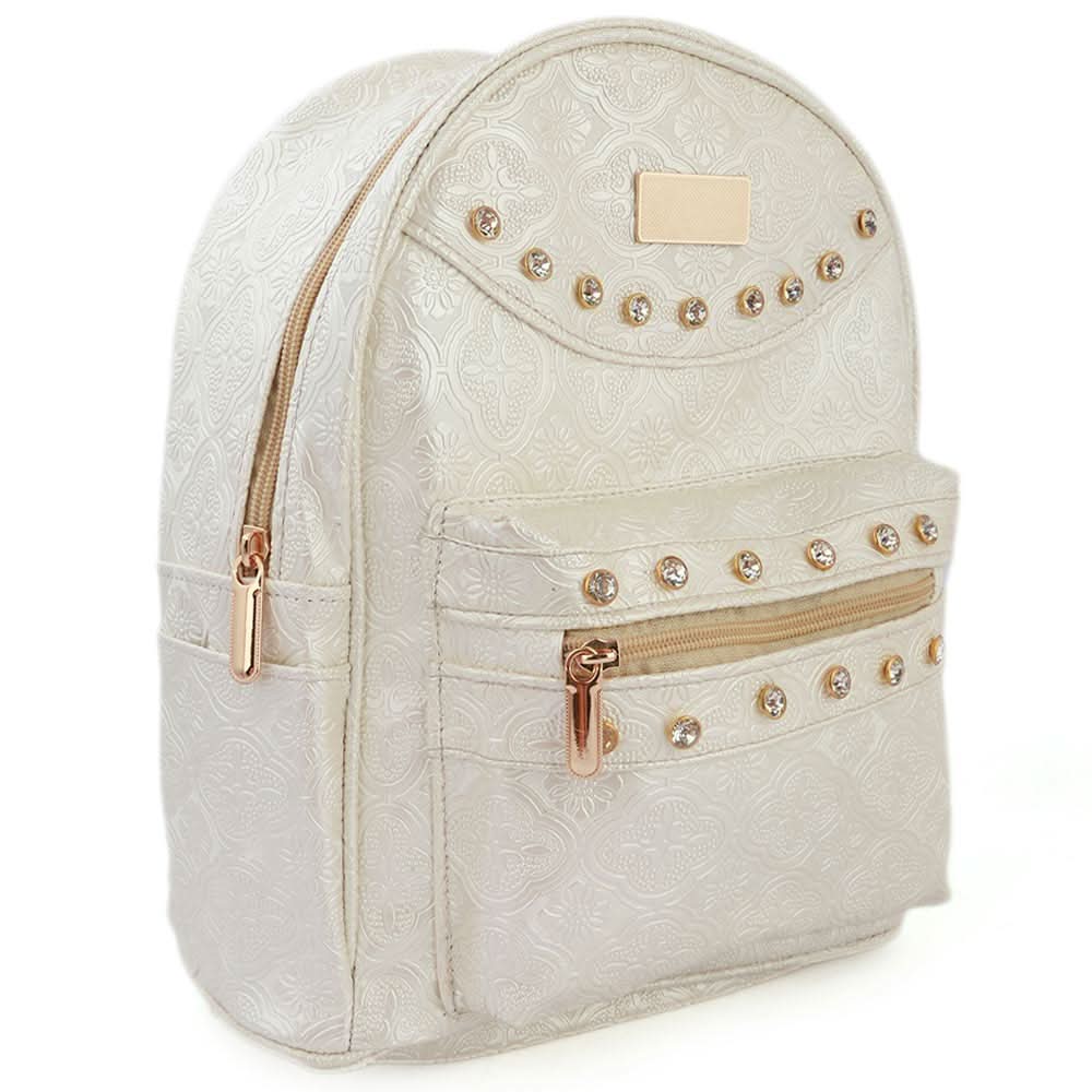 Women's Backpack (7565) - Off-White, Women, Bags, Chase Value, Chase Value