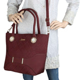 Women's Handbag 3 Pcs (7711) - Red, Women, Bags, Chase Value, Chase Value
