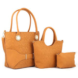 Women's Handbag 3 Pcs (7711) - Taupe, Women, Bags, Chase Value, Chase Value