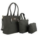 Women's Handbag 3 Pcs (7713) - Black, Women, Bags, Chase Value, Chase Value