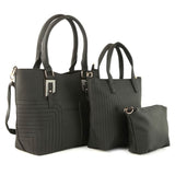 Women's Handbag 3 Pcs (785) - Black, Women, Bags, Chase Value, Chase Value