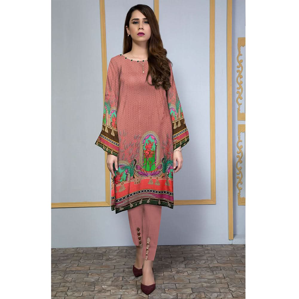 Anchal Digital Printed Masoori Un-Stitched Kurti - 07, Women, Unstitched Kurti, Ulfat Textile, Chase Value