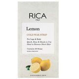 Rica Cold Wax Strip Lemon 20 Strips, Beauty & Personal Care, Hair Removal, Chase Value, Chase Value