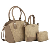 Women's Handbag 3 Pcs (846) - Grey, Women, Bags, Chase Value, Chase Value
