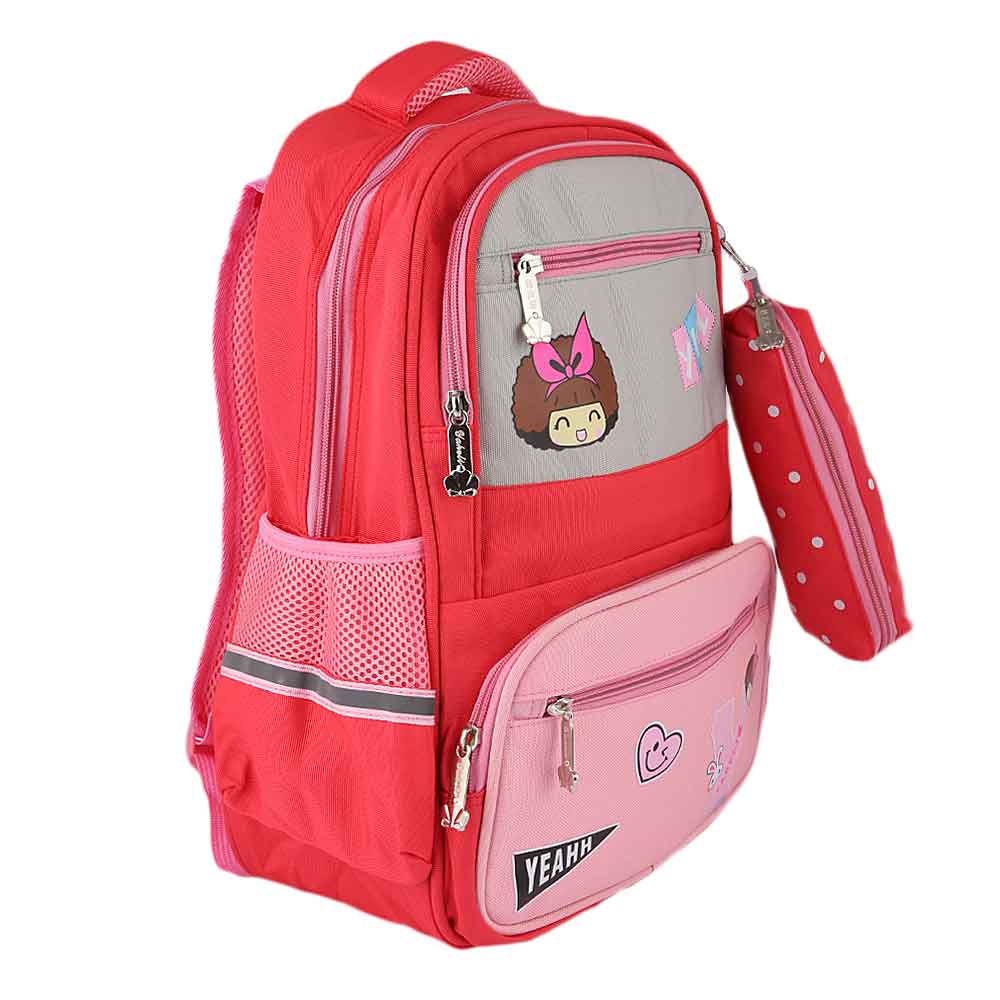 Kids School Bag (8851) - Red, Kids, School and Laptop Bags, Chase Value, Chase Value
