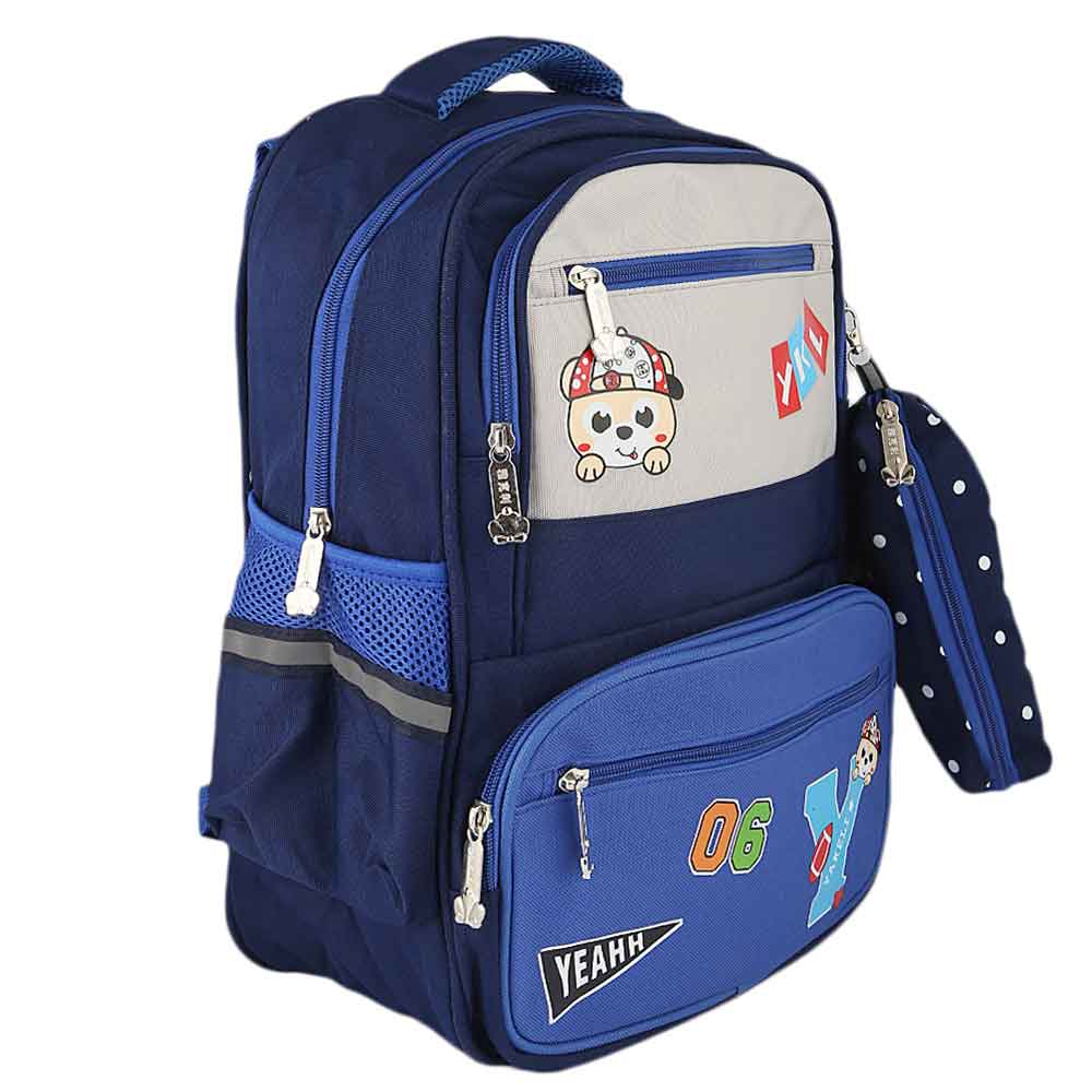 Kids School Bag (8851) - Navy Blue, Kids, School and Laptop Bags, Chase Value, Chase Value