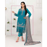 Ophelia Embroidered Chikankari 3 Piece Un-Stitched Suit - 8881 A, Women, 3Pcs Shalwar Suit, Tawakkal Fabrics, Chase Value