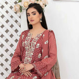 Ophelia Embroidered Chikankari 3 Piece Un-Stitched Suit - 8884 A, Women, 3Pcs Shalwar Suit, Tawakkal Fabrics, Chase Value
