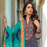 Anum Classic Printed Lawn 3 Pcs Un-Stitched Suit V 5 - 8-A, Women, 3Pcs Shalwar Suit, Al-Zohaib Textiles, Chase Value