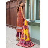 Anum Classic Printed Lawn 3 Pcs Un-Stitched Suit V 5 - 8-C, Women, 3Pcs Shalwar Suit, Al-Zohaib Textiles, Chase Value