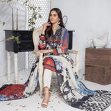 Orchid Digital Printed & Embroidered Lawn 3 Pcs Un-Stitched Suit - 8, Women, 3Pcs Shalwar Suit, Regalia Textiles, Chase Value