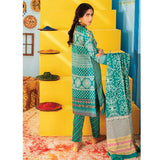 Monsoon Printed Lawn 3 Pcs Un-Stitched Suit Vol 1 - 8-A, Women, 3Pcs Shalwar Suit, Al-Zohaib Textiles, Chase Value