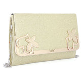 Women's Fancy Clutch (9002) - Golden, Women, Clutches, Chase Value, Chase Value