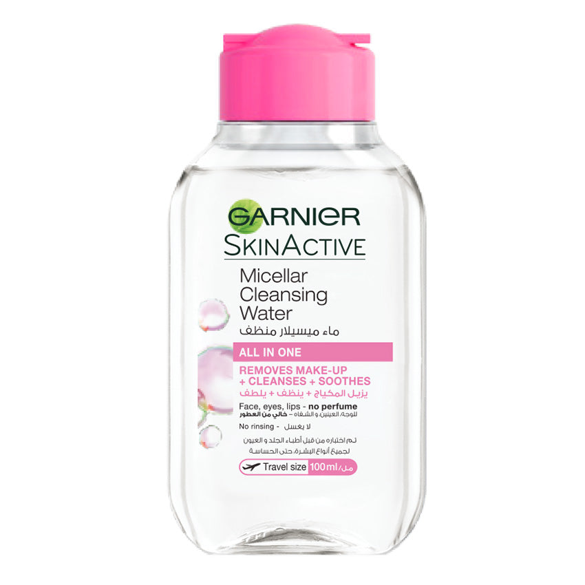Garnier Micellar Cleansing Water 100Ml, BEAUTY & PERSONAL CARE, MAKEUP REMOVERS AND CLEANSERS, Garnier, Chase Value