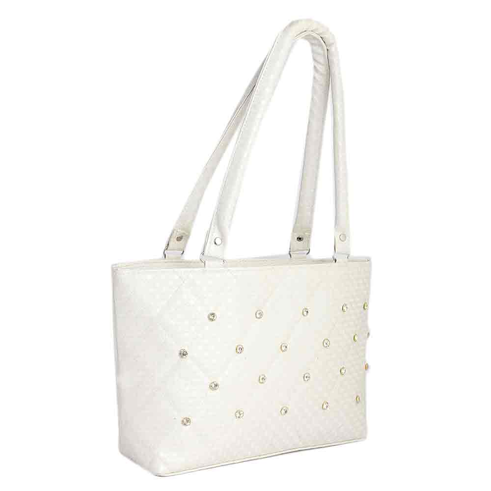 Women's Handbag (A9118) - White, Women, Bags, Chase Value, Chase Value
