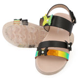 Girls Fancy Sandal (92705) - Black, Kids, Girls Sandals, Chase Value, Chase Value