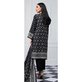 Salina Black & White Printed Lawn 3 Piece Un-Stitched Suit - 09, Women, 3Pcs Shalwar Suit, Regalia Textiles, Chase Value