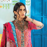 Monsoon Printed Lawn 3 Pcs Un-Stitched Suit Vol 1 - 9-B, Women, 3Pcs Shalwar Suit, Al-Zohaib Textiles, Chase Value