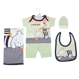Newborn Boys Half Sleeves Suit 829 - Green, Kids, NB Boys Sets And Suits, Chase Value, Chase Value