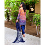 Malai Unstitched 3Pcs Suit - V-4-1, Women, 3Pcs Shalwar Suit, Chase Value, Chase Value