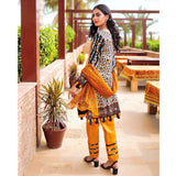 Malai Unstitched 3Pcs Suit - V-4-2, Women, 3Pcs Shalwar Suit, Chase Value, Chase Value